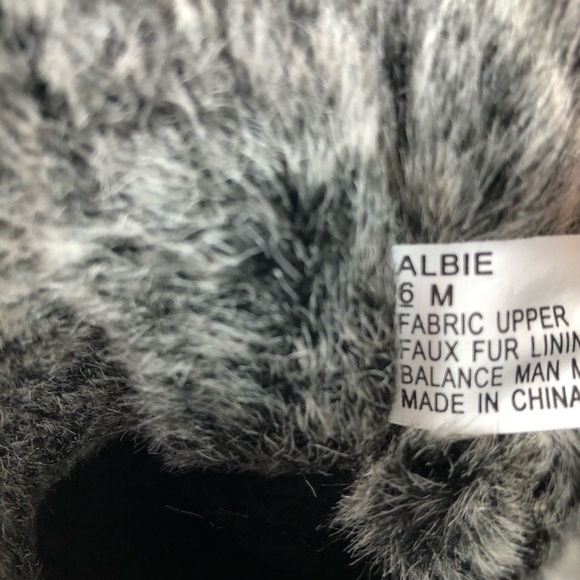 Rampage Albie Mid Calf Boots Black Faux Fur Sz 6 - Picture 5 of 8